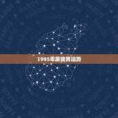 1995年属猪男运势，95年属猪的一生运势