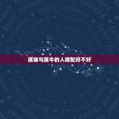 属猪与属牛的人婚配好不好，属猪和属牛的在一起好吗？