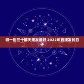 初一到三十那天理发最好 2022年宜理发的日子