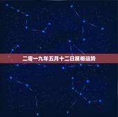 二零一九年五月十二日属相运势，二零一九年是什么生肖