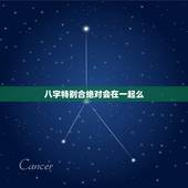 八字特别合绝对会在一起么，生辰八字合的两个人能否在一起