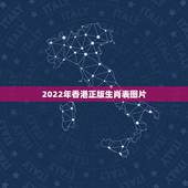 2022年香港正版生肖表图片，2022 年香港正版生肖表图