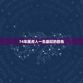 74年属虎人一生最旺的颜色，属虎人幸运今颜色1974年生的幸运色是什么