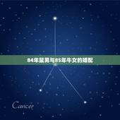 84年鼠男与85年牛女的婚配，84年鼠（男）85年牛（女）两个人合婚可