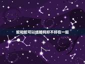 蛇和蛇可以结婚吗好不好在一起，看见两条蛇缠在一起