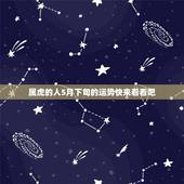 属虎的人5月下旬的运势快来看看吧