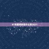 81年属鸡的是什么命2021，81年属鸡2021年运势及运程每月运程