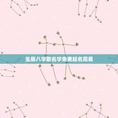 生辰八字取名字免费起名周易，周易免费取名大全请帮忙取名，结合生辰八字2