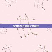金木水火土猪哪个命最好，帮我算算我是什么命？（金木水火土）