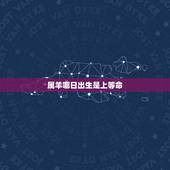 属羊哪日出生是上等命 属羊上等命出生时辰