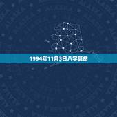 1994年11月3日八字算命，算命 生辰八字1985年11月3号是什么