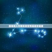 属相龙人中晚年命宫有福德吉星座，请大师详细推算命运及用神
