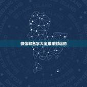 微信取名字大全带来财运的，带财运的微信名字大全？