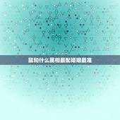 鼠和什么属相最配婚姻最准，属鼠的和什么属相最配