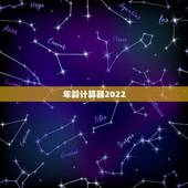年龄计算器2022，年龄怎么算的
