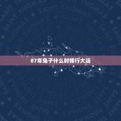 87年兔子什么时候行大运，87年的兔什么时候能走大运