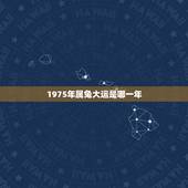 1975年属兔大运是哪一年，1975年属兔今年命运