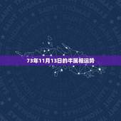 73年11月13日的牛属相运势，属牛的73年的今年运势怎么样