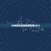 86年属虎的属相婚配表2021，1986年属虎2021年婚姻