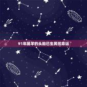 91年属羊的头胎已生男孩命运，1991年属羊的那年生小孩最好
