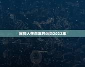 属狗人在虎年的运势2022年，属虎2022年运势完整版