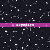 星座配对查询爱情，12星座 爱情配对