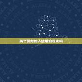 两个属龙的人结婚会相克吗，两个人都属龙能不能结婚好不好