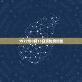 1977年8月13日寅时男婚配，77年属蛇的和什么属相最配