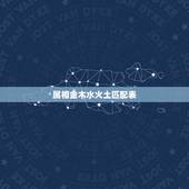 属相金木水火土匹配表，十二生肖五行属性号码对照表