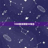 1988属龙婚配99兔年，1988年属龙的人婚配