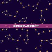 属龙与属蛇人婚配好不好，属龙和属蛇的婚配合吗？