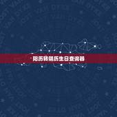 阳历转阴历生日查询器，生日阴历阳历转换计算小助手