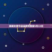 闹闹女巫今日运势完整版5月22日，闹闹女巫店一周运势农历7月25是什么
