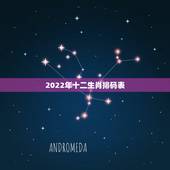 2022年十二生肖排码表，2022年十二生肖最吉排名
