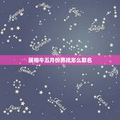 属相牛五月份男孩怎么取名，属牛男孩取名