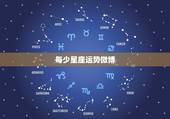 每少星座运势微博，大家相信星座运势吗？做个统计，看下比例