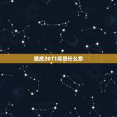 属虎2011年是什么命，1971年是什么命