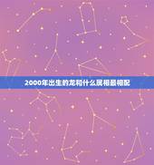 2000年出生的龙和什么属相最相配，属龙的和什么属相最配？