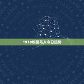 1978年属马人今日运势，78年属马人运程.财运.健康