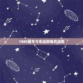 1985属牛今年运势每月运势，1985属牛本命年佩戴什么好