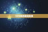 1978年的最佳配偶，农历1978年12月出生的属马男的婚配生肖最好的