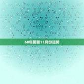 68年属猴11月份运势，2022 年十二生肖每月运势详解