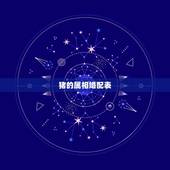 猪的属相婚配表，属猪的和什么属相最配 属猪的属相婚配表