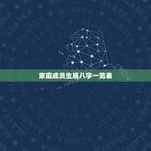 家庭成员生辰八字一览表，农历生辰八字查询表