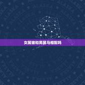 女属猪和男属马相配吗，属猪女和属马的婚姻相配吗
