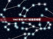 1967羊和1977蛇能否婚配，属蛇的和属羊的婚配