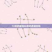 72年的鼠和86年的虎适合吗，属鼠2022 年运势及运程