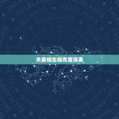 夫妻相生相克查询表，属相会相生相克只是指夫妻还是兄妹