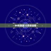 84年属鼠12月份运程，1984年属鼠的37岁有一劫