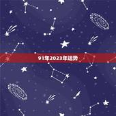 91年2023年运势，1991年属羊是什么命男